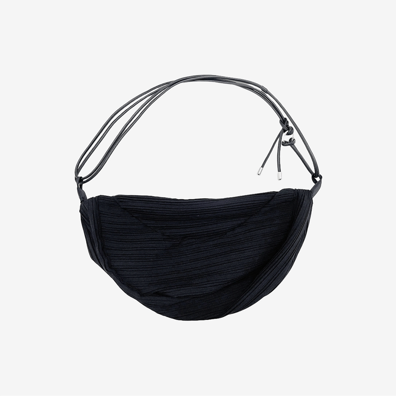 Temmy Pleats Half Moon Bag
