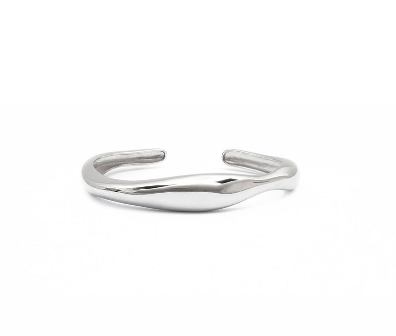 Bubble Arm Bangle (Silver)