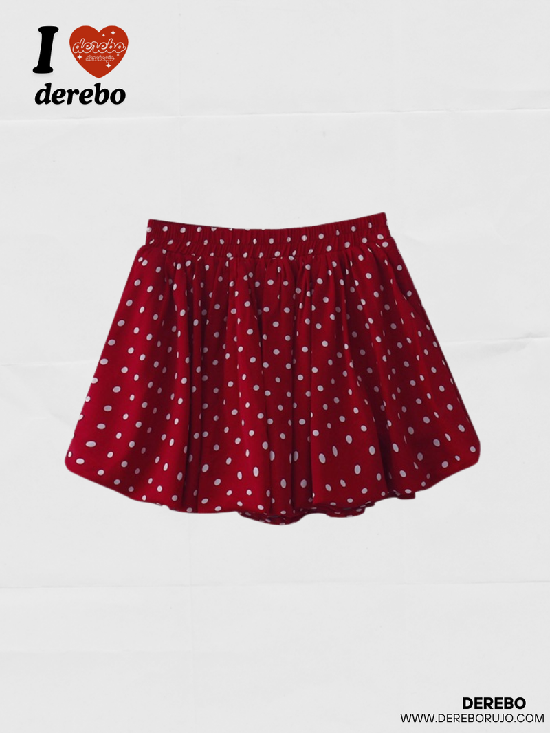 A-line pumpkin pocket mini skirt