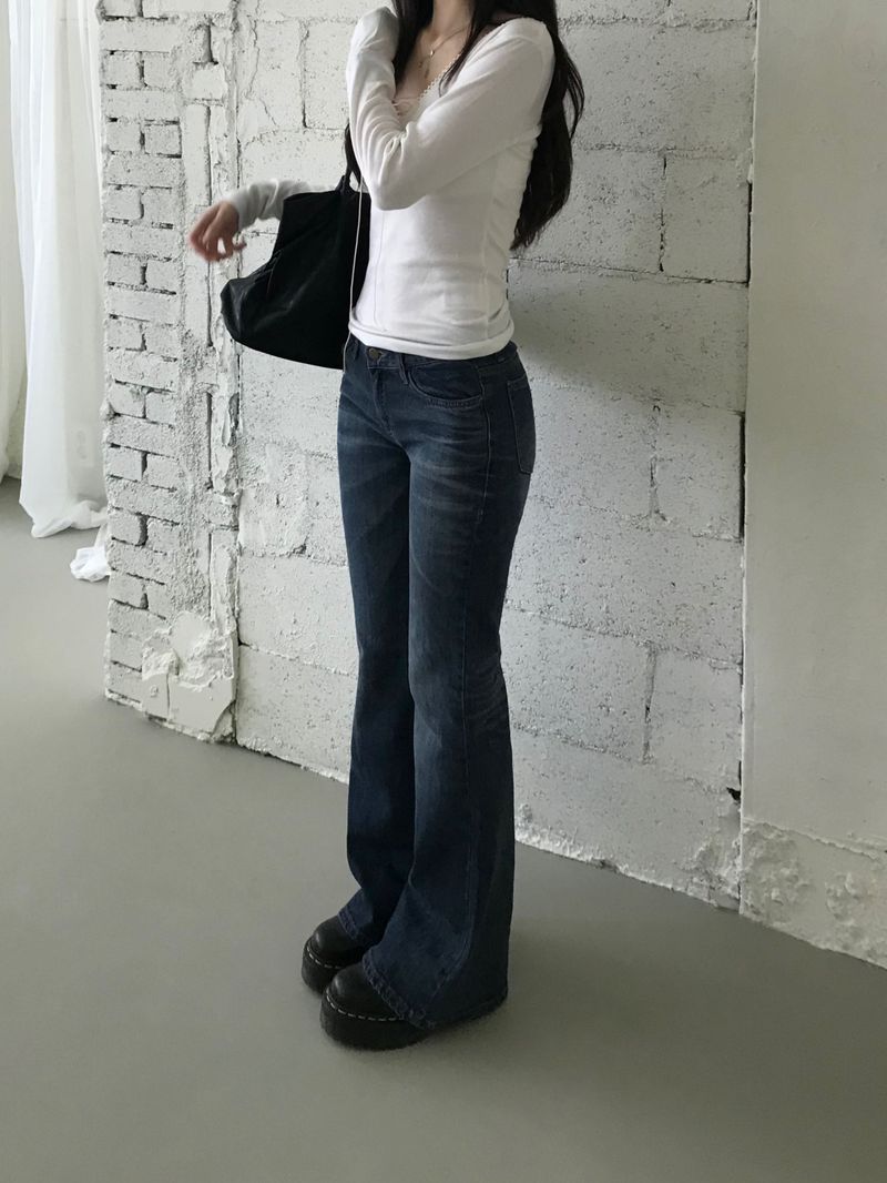 Rush Denim Bootcut Pants (one color)