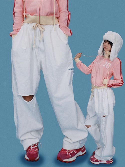 KUO（クーオ）の「damage boxy pants (3color)（Pants）」