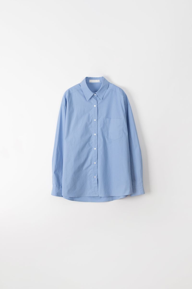 PLAT DU JOUR（プラドゥジュール）の「Standard shirts (blue)（Tops）」