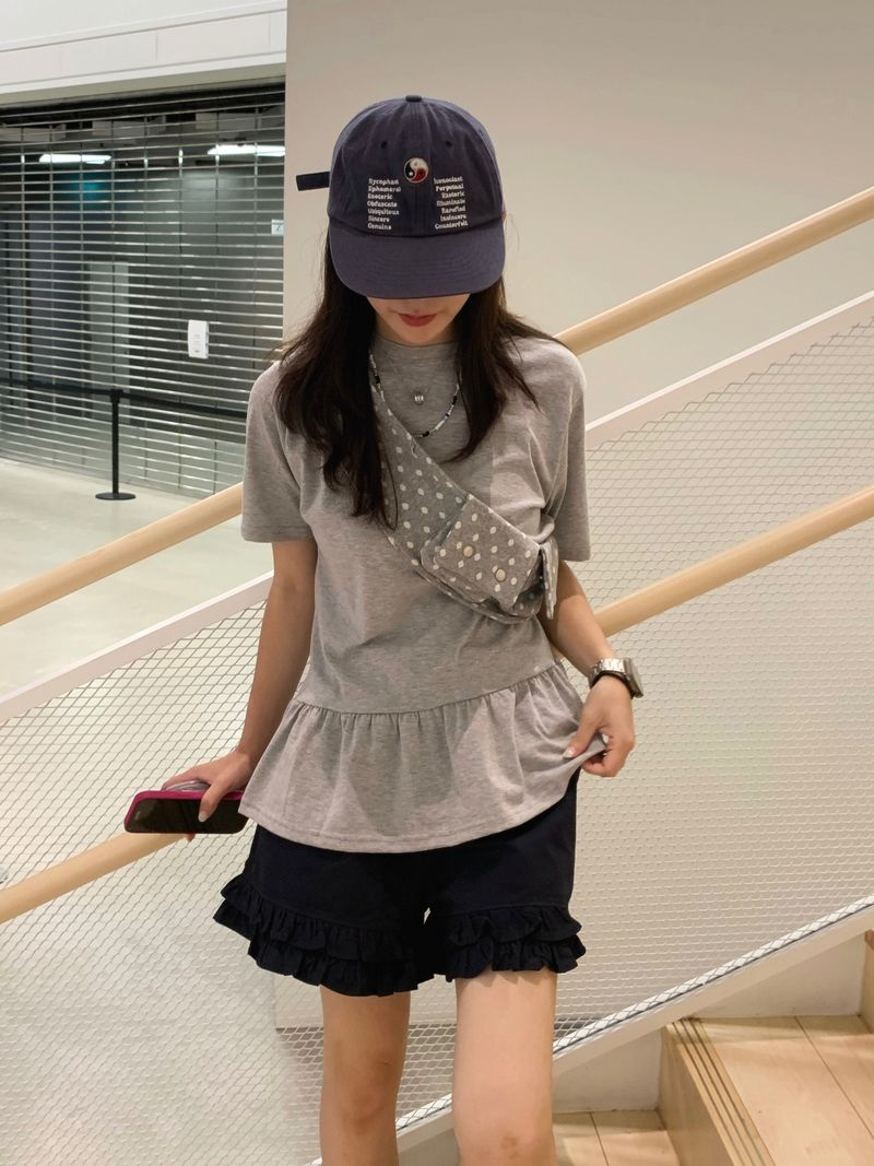 fomfom frill banding shorts (4c)