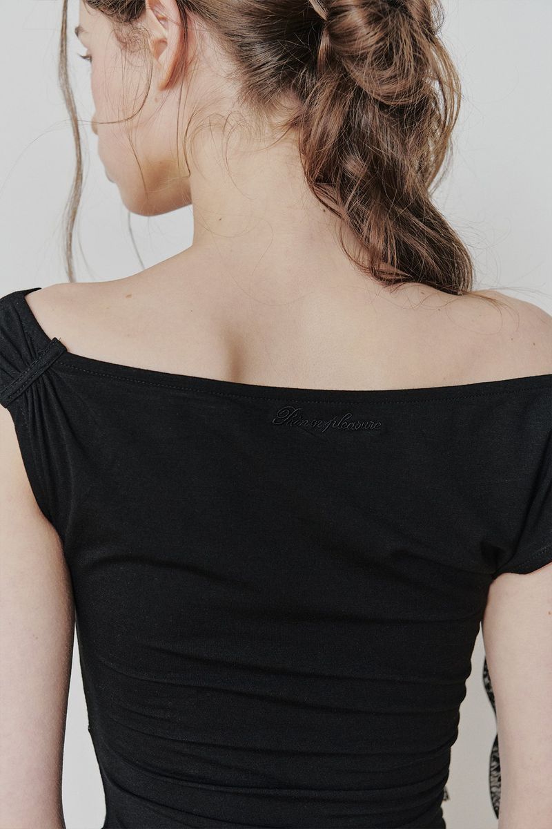 ANGEL STRAP TOP black