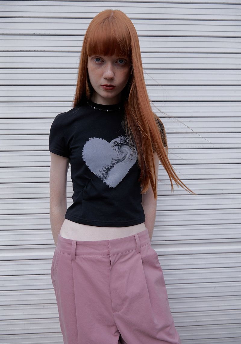 reheat(リヒッ)の「HEART CLOUD T-SHIRT(Tops)」