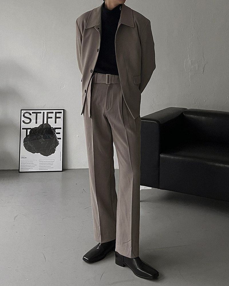 ECT Minimal Hidden Short Jacket (2 colors)