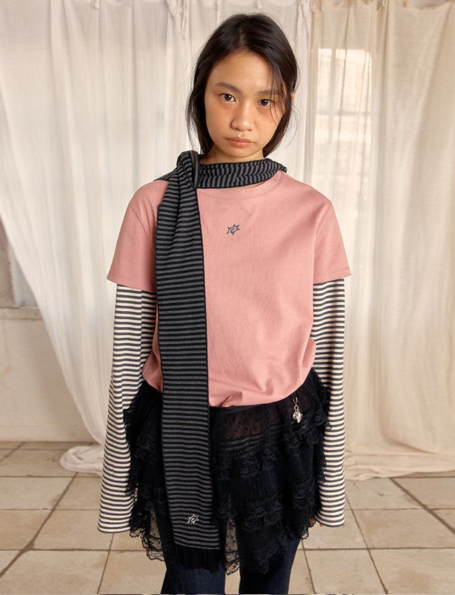 REVERSIBLE FRILL MUFFLER (BLACK)
