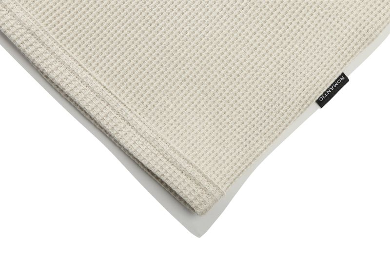BUTTON UP WAFFLE HENLEY NECK_OATMEAL