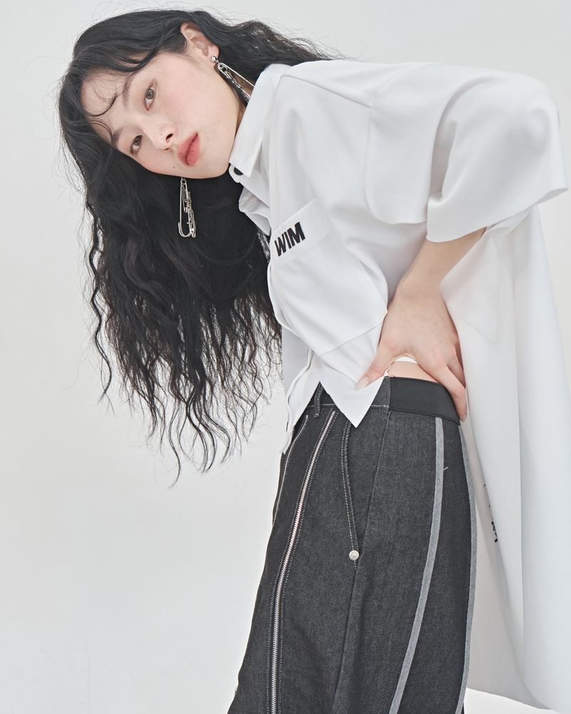 ZIGZAG EMBROIDERY SHIRT