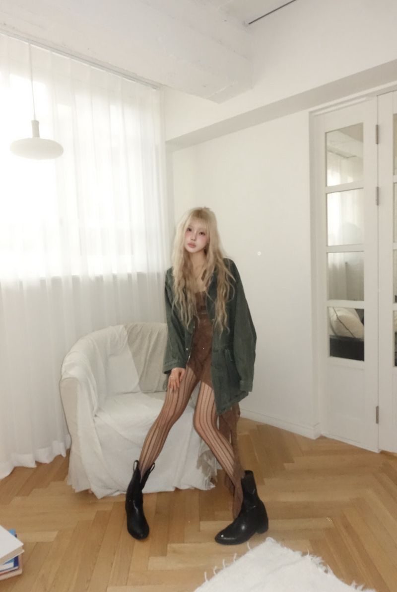 Brown Asymmetrical Ruffle Mini Dress