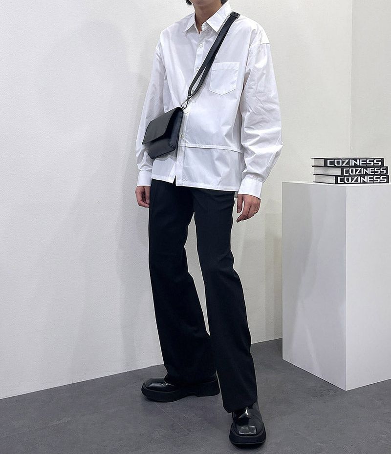 [Unisex] Minimal Cross Flip Bag