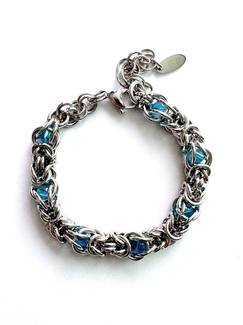 BUZZERBE（ブザービー）の「Aqua Ocean Chainmail Bracelet（Accessories）」