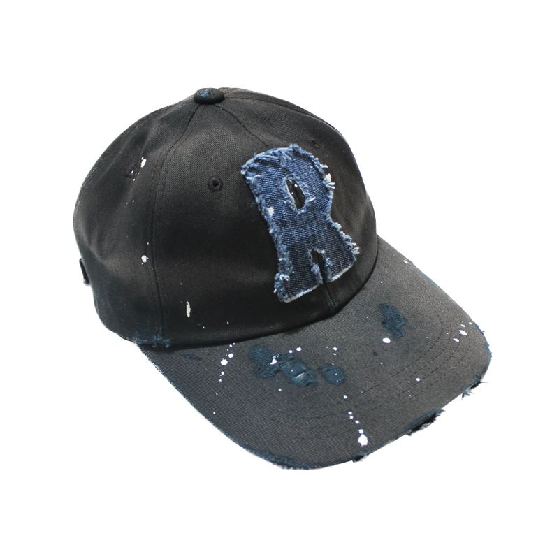 sun bleach denim logo ball cap (denim)