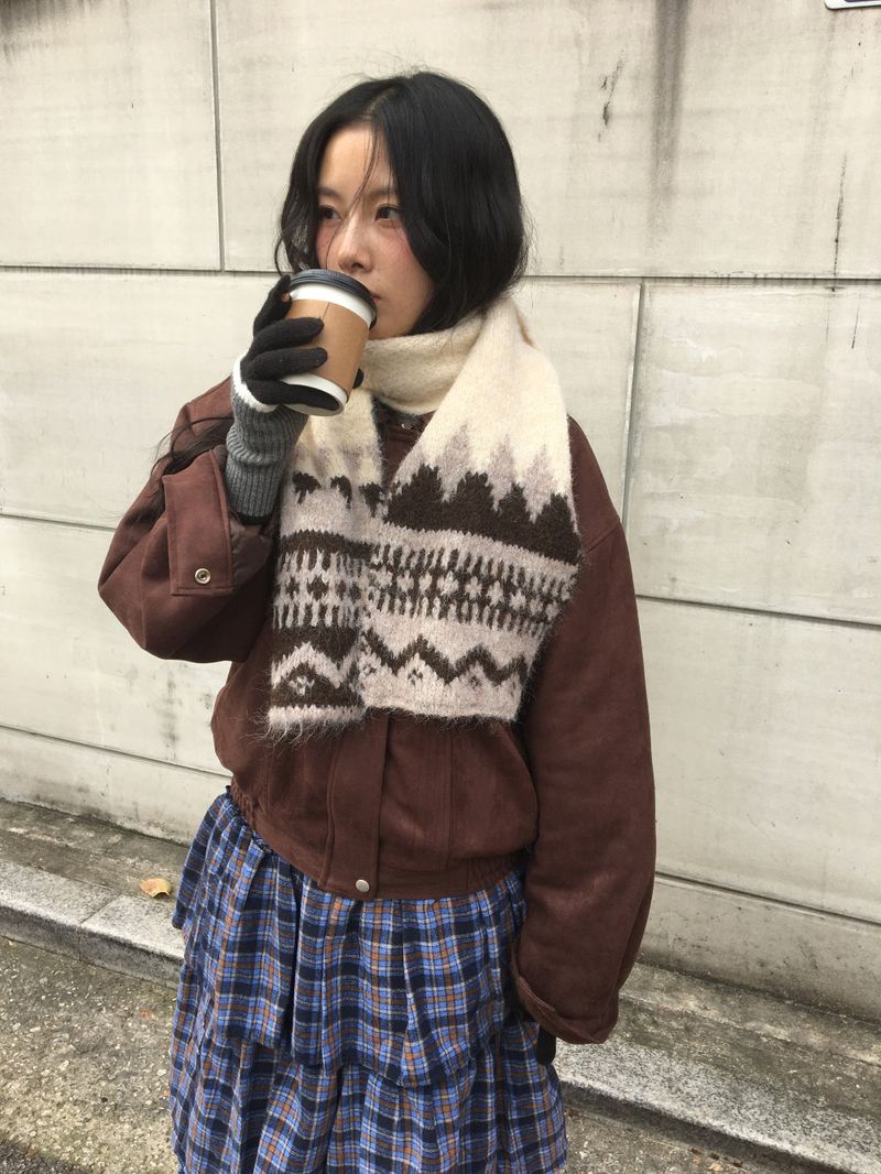 DUGGY（ダギー）の「ビチョビノルディックウールマフラー (4 Colors)（ファッション小物）」