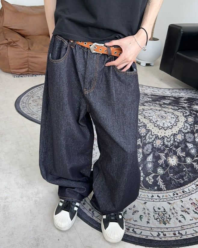 Ropel Summer Non-Faded Raw Denim Pants
