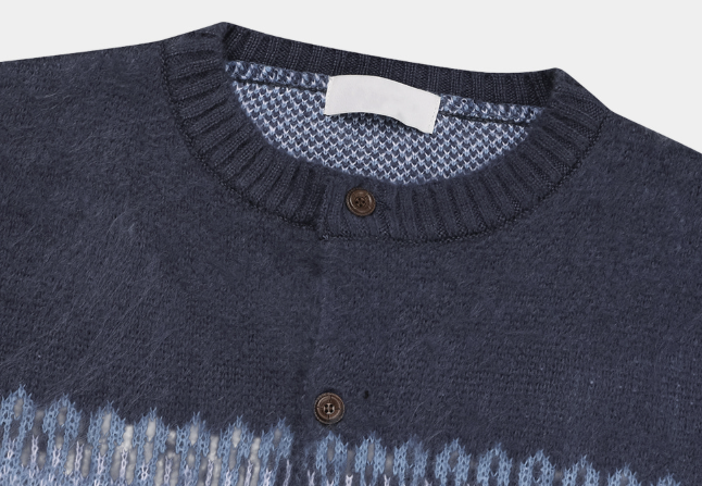 Belerice Blizz Nordic Cropped Semi-Overfit Cardigan