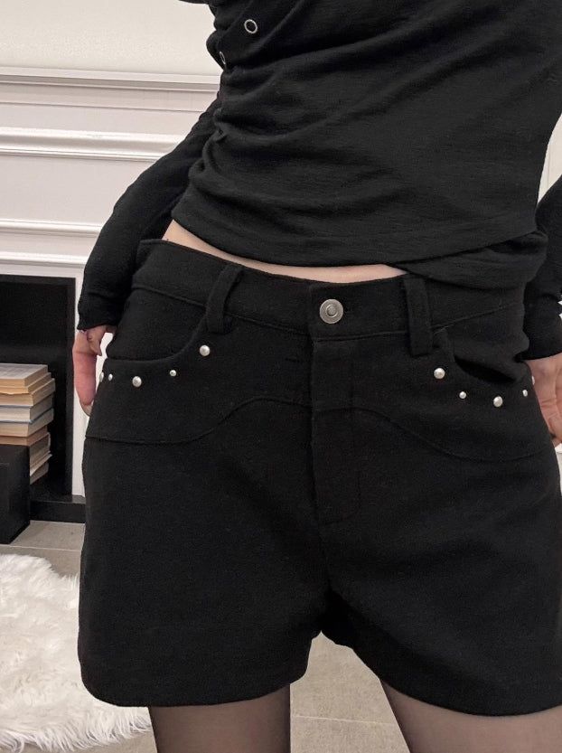 Fair Studded Wool Shorts
