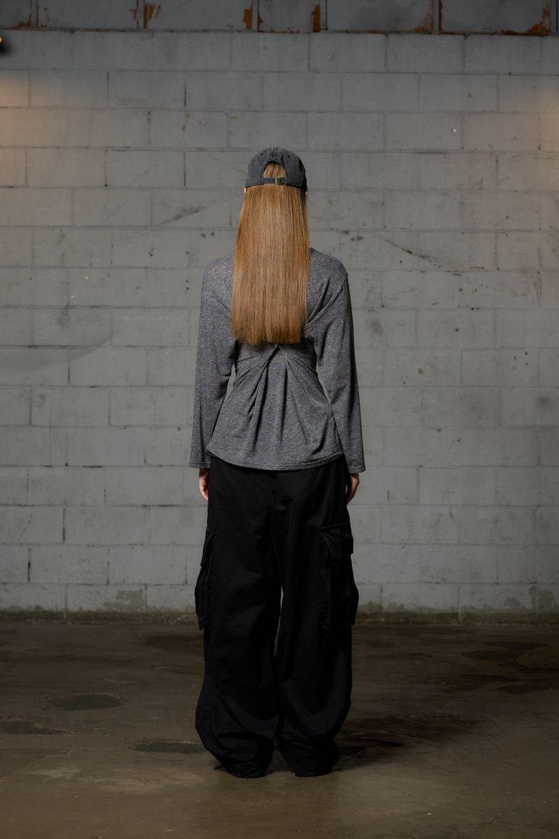 ARIKIM（アリキム）の「FAIRY WOOL LONG SLEEVE / CHARCOAL（Tops）」
