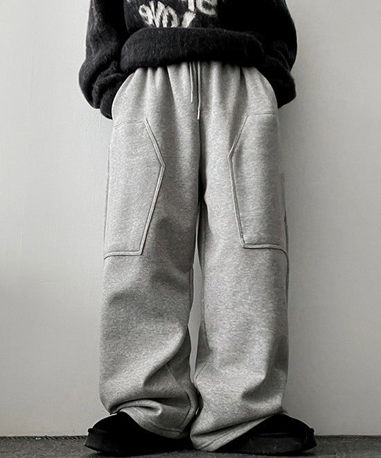 Letti Napping Stitch Carpenter Wide Pants
