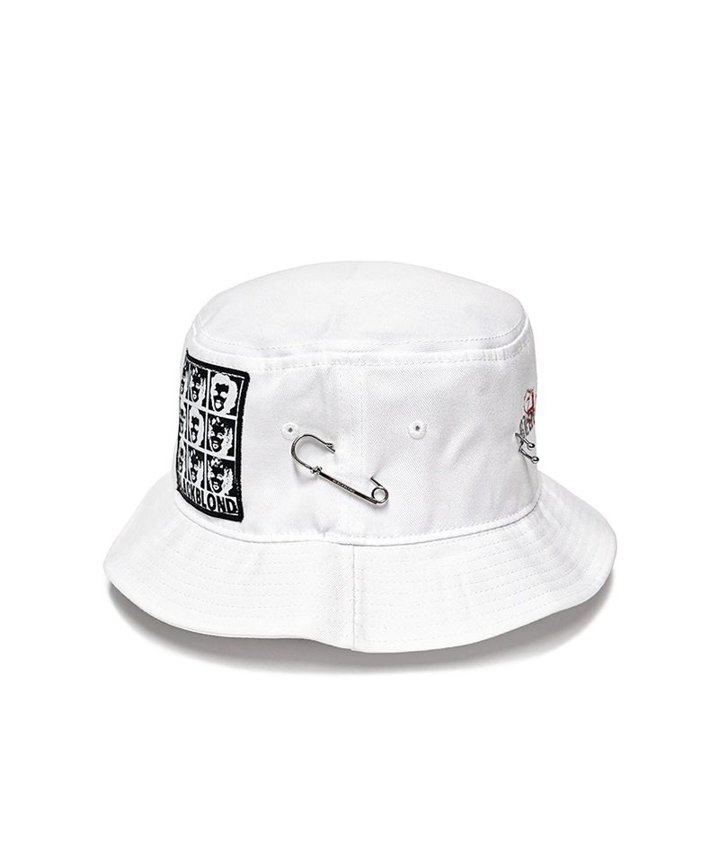 BBD Anxiety Patch Bucket Hat (White)