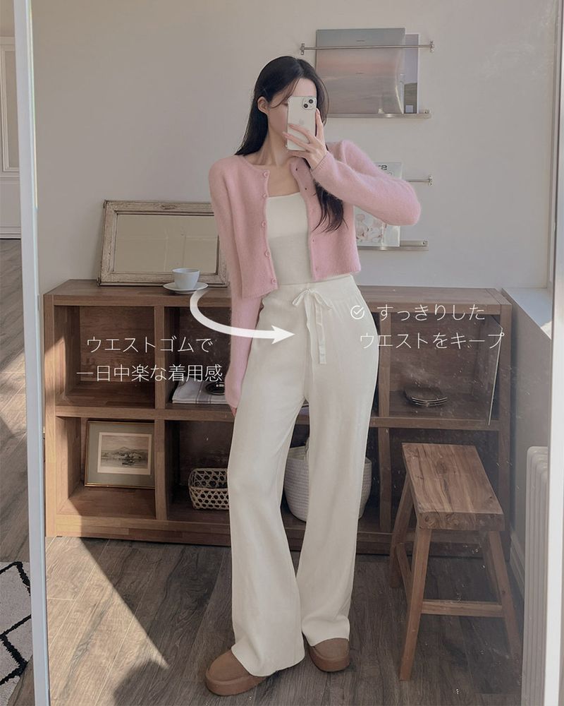 【MADE】Knit wide pants