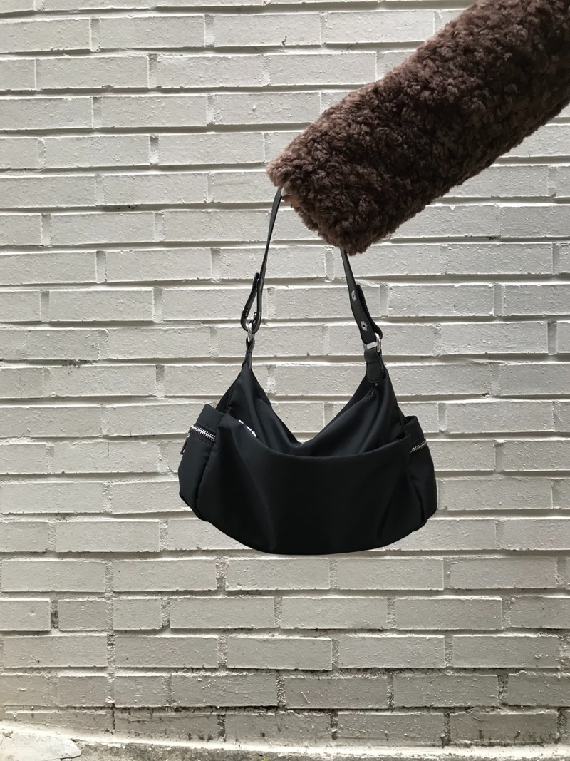nylon medium shoulder bag