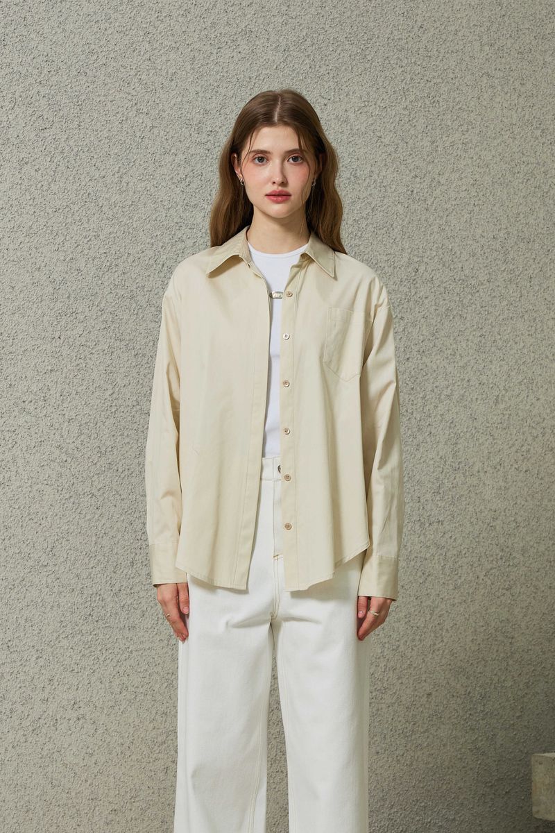 ARIKIM（アリキム）の「BRIGHT OVERSIZED SHIRT / BEIGE（Tops）」