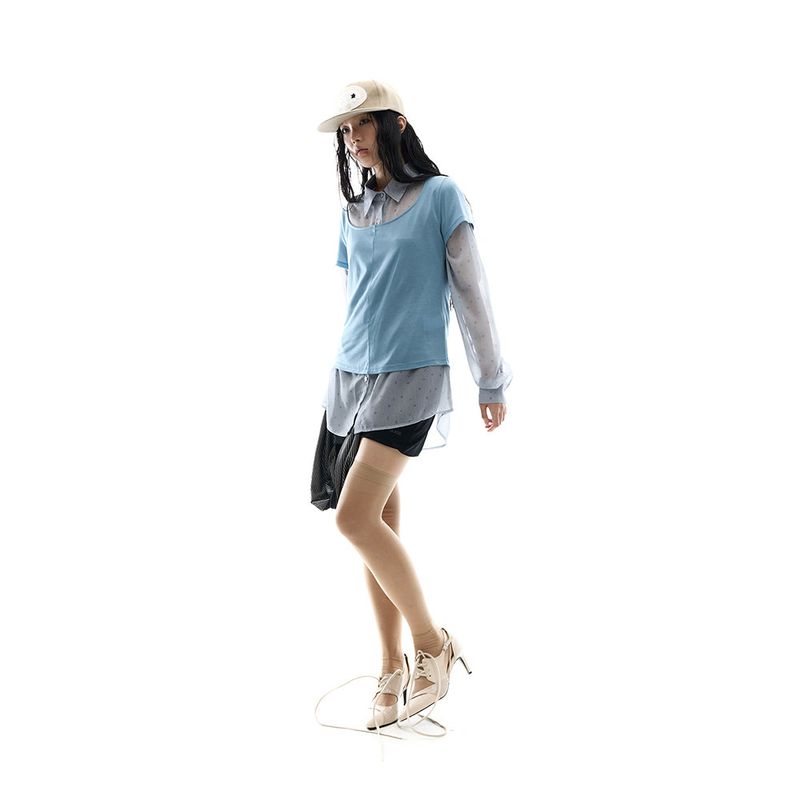 ojos（オホス）の「Flatseam Tee / Blue（Tops）」