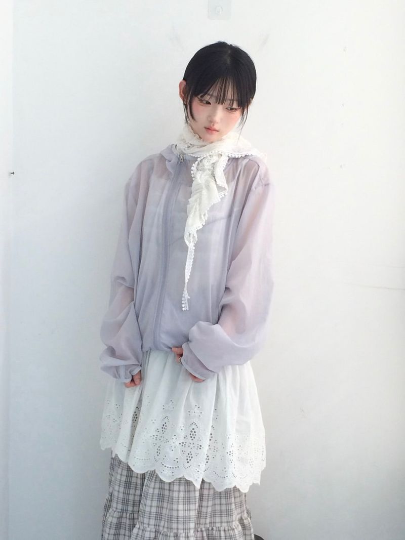Light touch cropped hooded jacket
