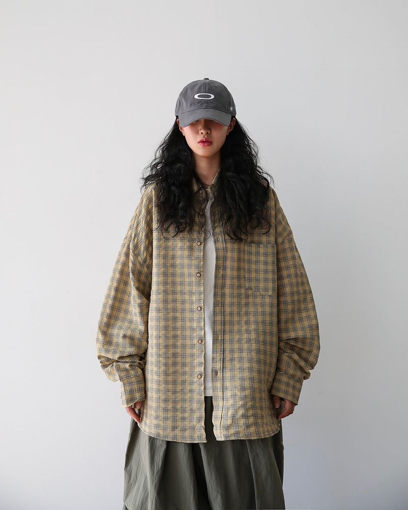 AC EMBOSSED CHECKERED SHIRT