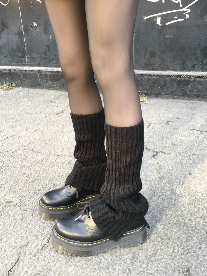 Heating Winter Illusion Black Stockings (1c)