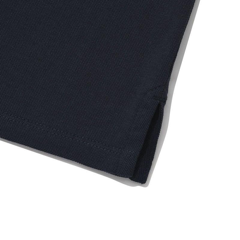 KIRSH PLAIN SLIM FIT PIQUE T-SHIRT - DARK NAVY