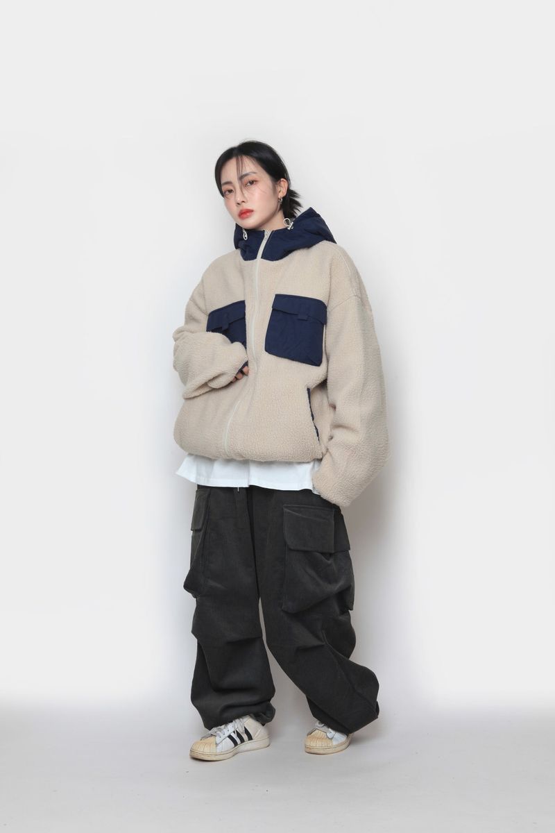Dumble Teddy hooded jacket
