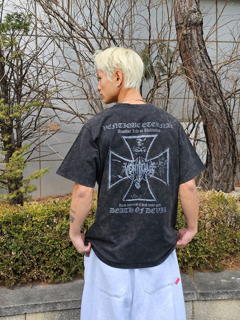 VENTIQUE 25 skeleton T-shirt 3color