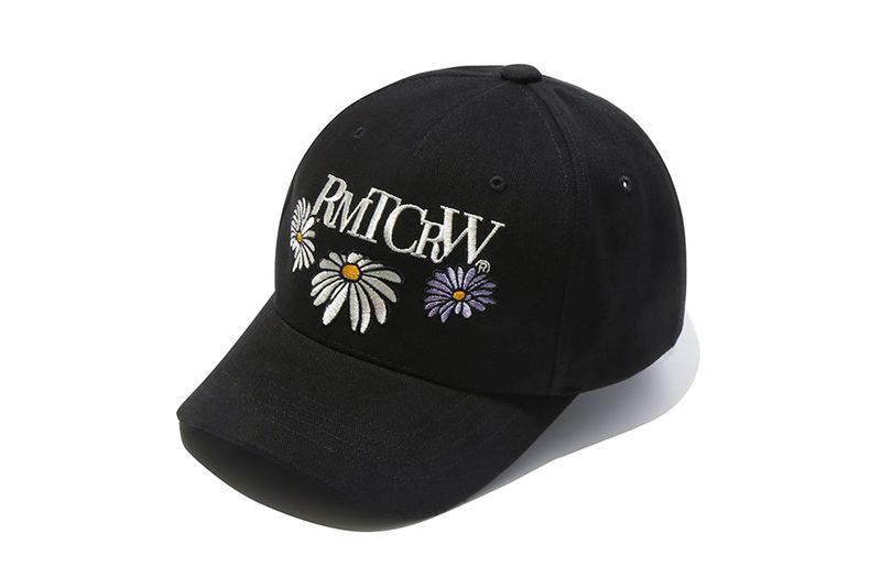 FLOWER LOGO BALL CAP_BLACK