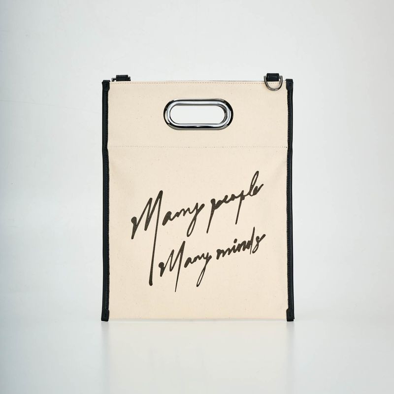Organic Cotton x Apple Leather Record Bag