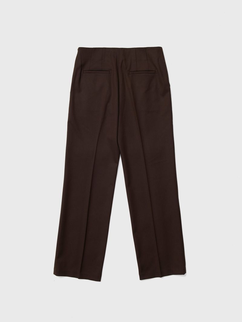 Low Waist Classic Pants Brown