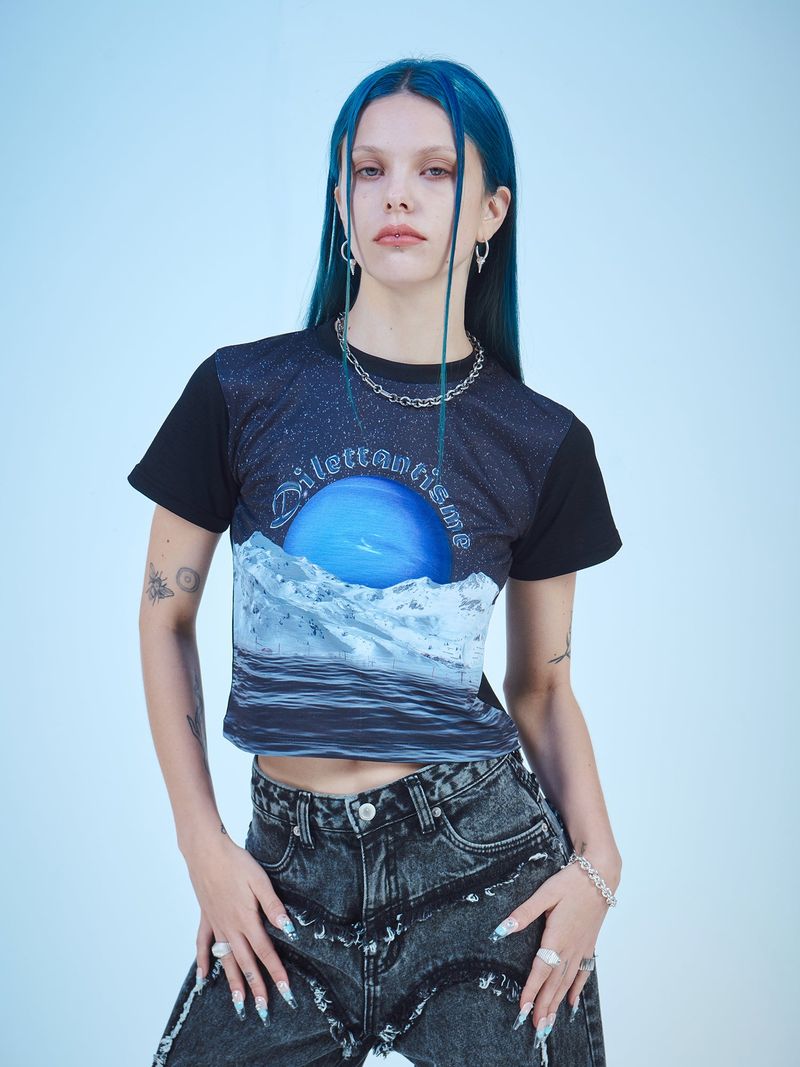 DILETTANTISME（ディレッタンティズム）の「MOON CROP T VER.2（Tops）」