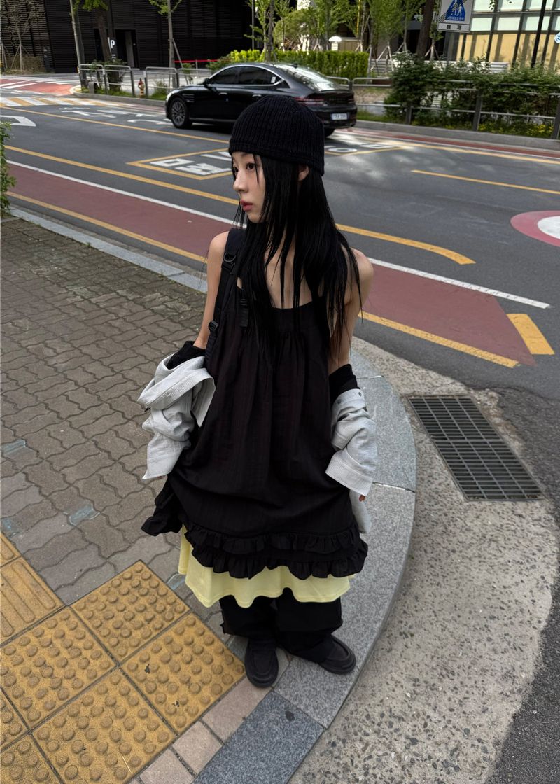 WOOHWA（ウファ）の「FRILL COTTON LAO OPS（Dresses）」
