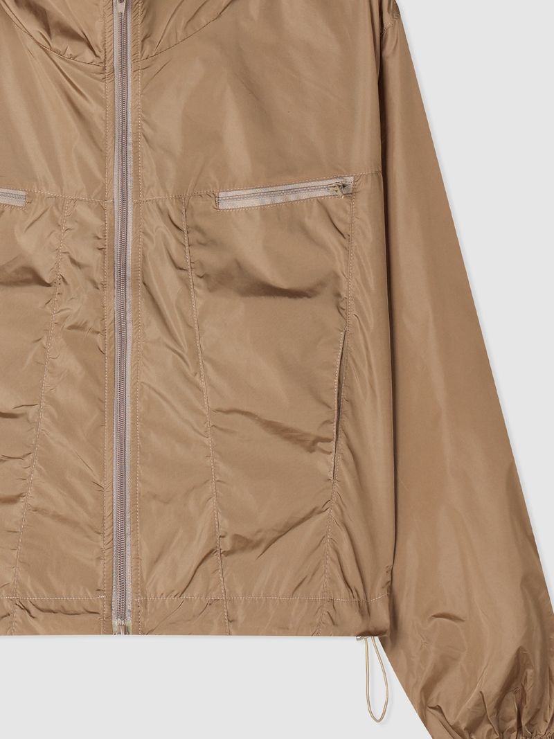 Birch Nylon Skin Zip-Up (3c)