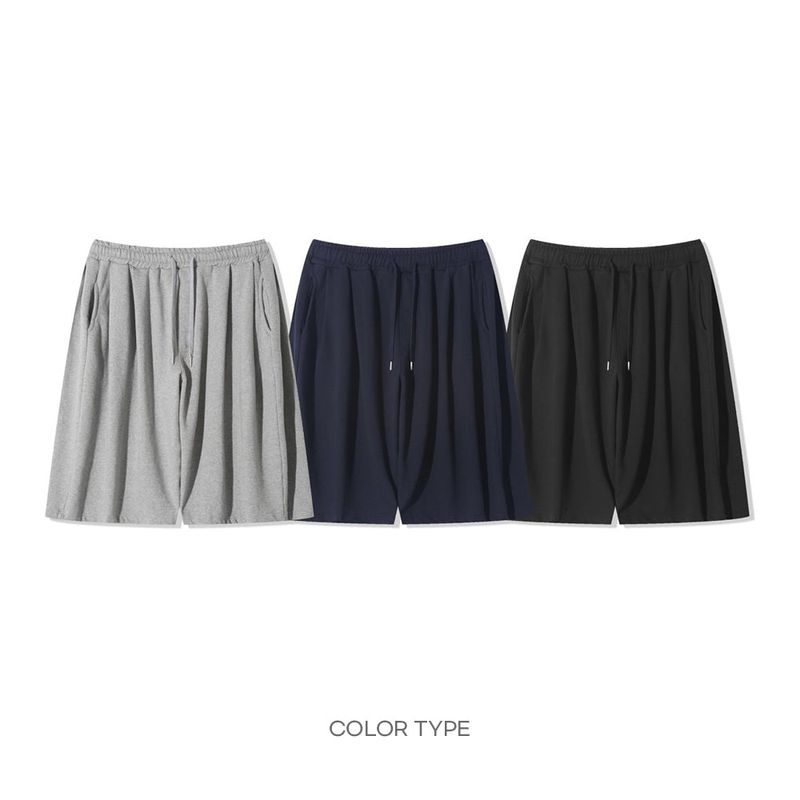 Bold 23embroidery bermuda sweat pants -3C