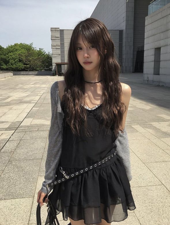 Sant Soft Lace Frill Cardigan