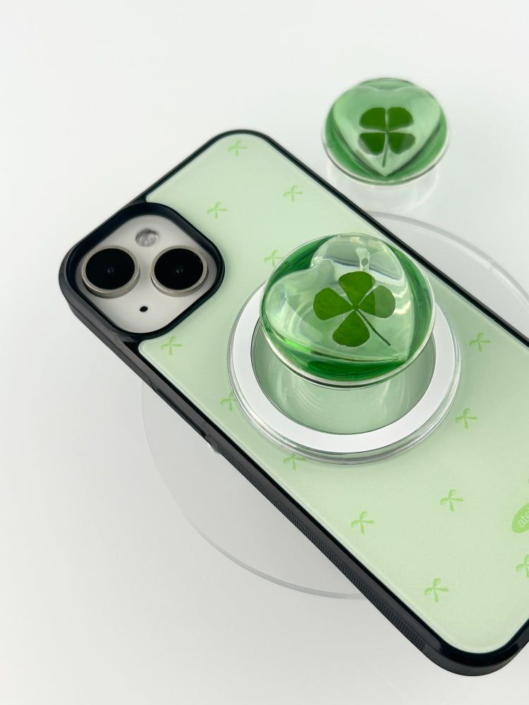 Melon Ribbon Magsafe Glass Bumper Case