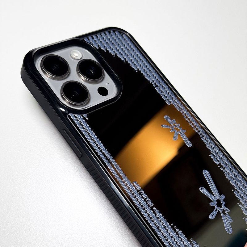 NTA Bound Life_ASCII CORE_002 Bumper Mirror Phone Case