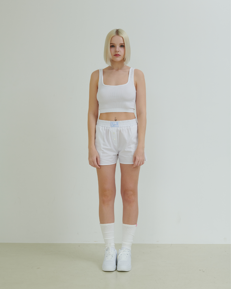 Ontheshell Cotton Pants - Pure White
