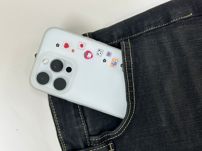 プリクラ Sticker Askiart iPhone Matt Translucent Phone Case