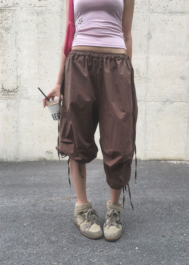 CARGO STRING BERMUDA PANTS (6color)