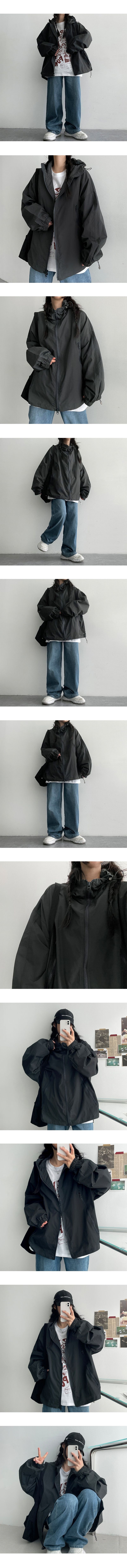 Rodet String Hooded Windbreaker (5 colors)