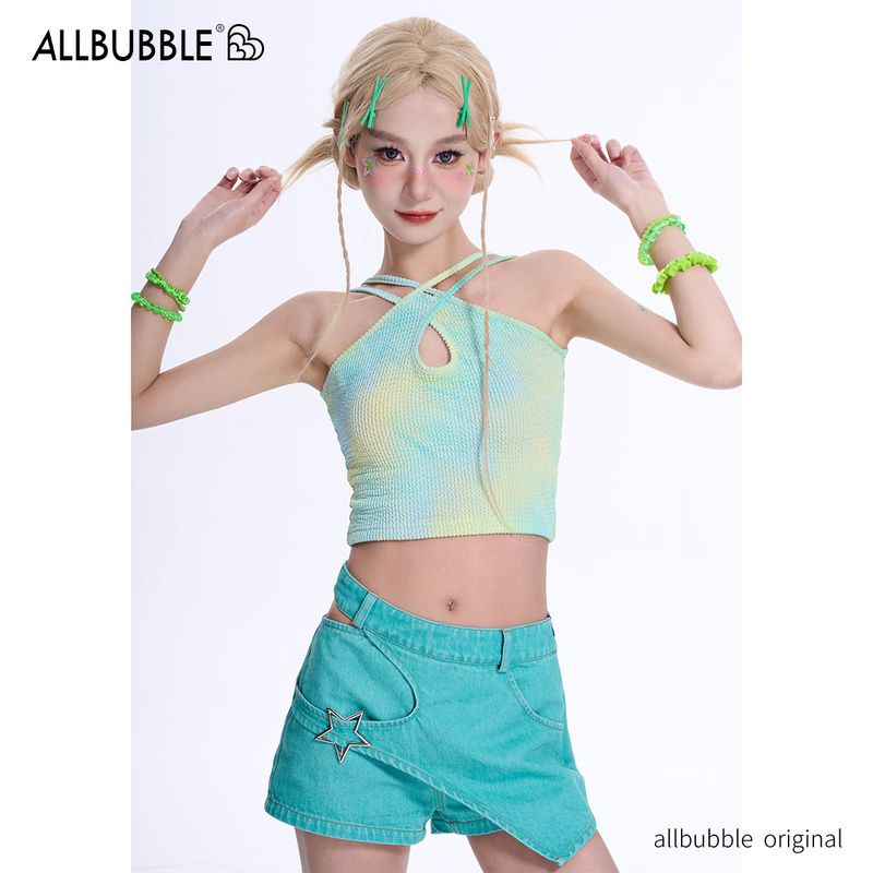 allbubble ミントグリーンベスト