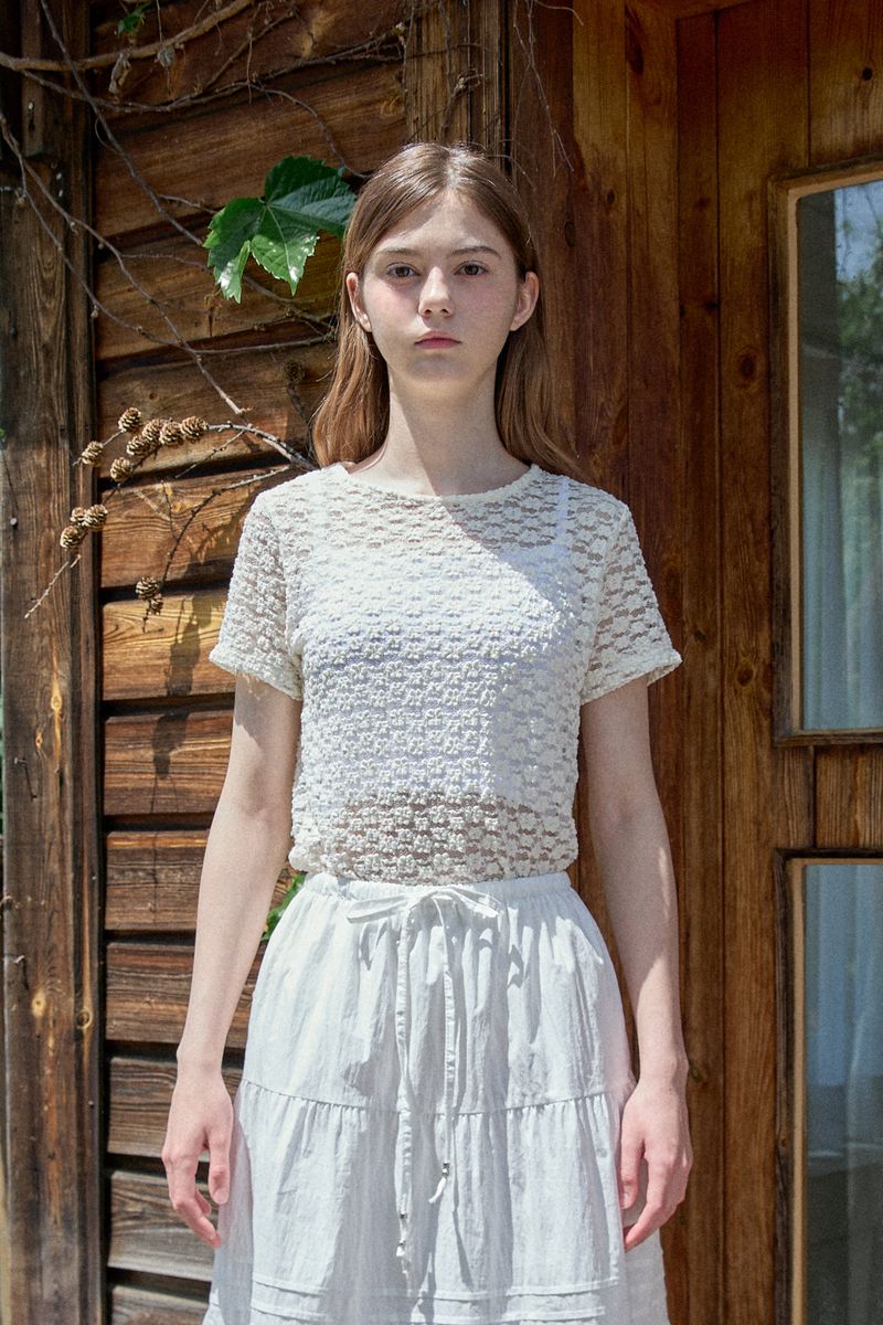 LACE JACQUARD TS